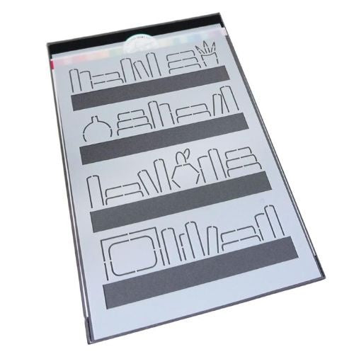 Catherine Pooler Designs Bookshelf Stencil