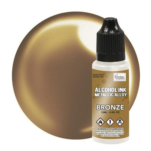 Couture Creations Alcohol Ink Metallics 12ml Bronze