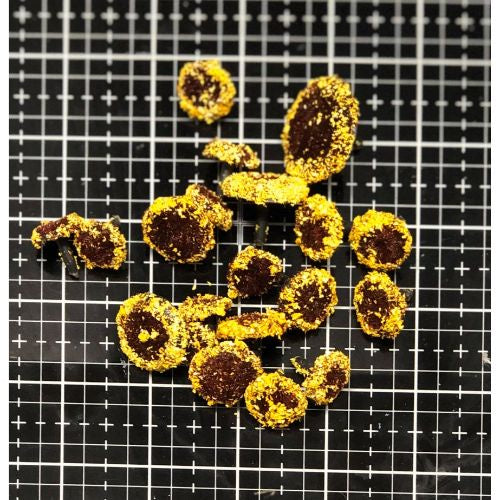 ATK Flower Center Brown with yellow Sprinkle 20 pcs