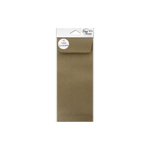 Paper Accents Envelopes #10 Policy Brown Bag 10pc