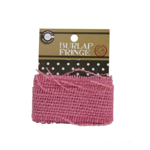 Burlap Fringe 1.375"X 1yd Pink - CVS3476