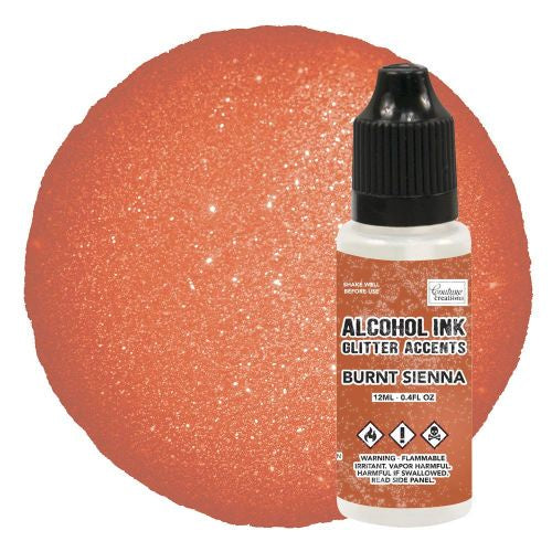 Couture Creation A Ink Glitter Accents Burnt Sienna - 12mL