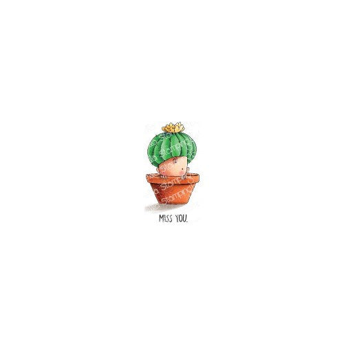 Stamping Bella Cling Stamps Cactus Baby