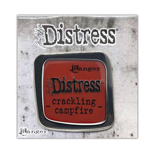 Tim Holtz Enamel Pin August 2020 New CRACKLING CAMPFIRE