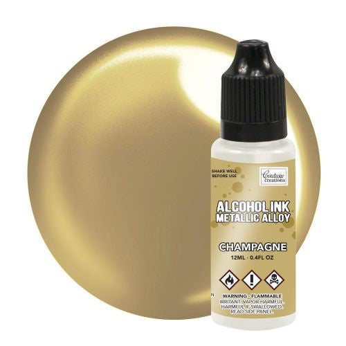 Couture Creations Alcohol Ink Metallics 12ml Champagne