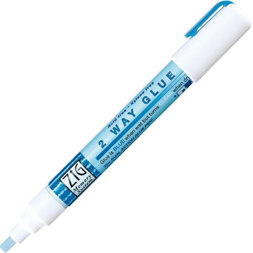 Kuretake Zig Memory System 2-Way Glue Display 1/Pkg Chisel Tip