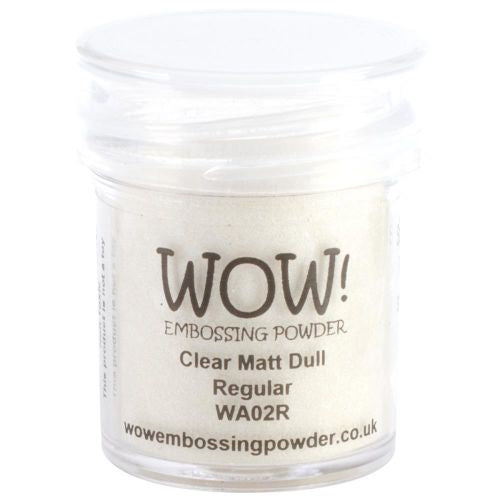 WOW! Embossing Powder 15ml Clear Matte Dull – Auzz Trinklets N Krafts