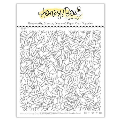 HoneyBee Stamp Coffee Bean Background | 6x6 Stamp Set