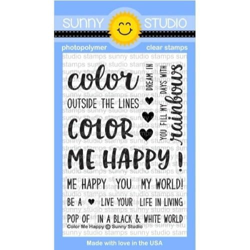 Sunny Studios Color Me happy Stamps