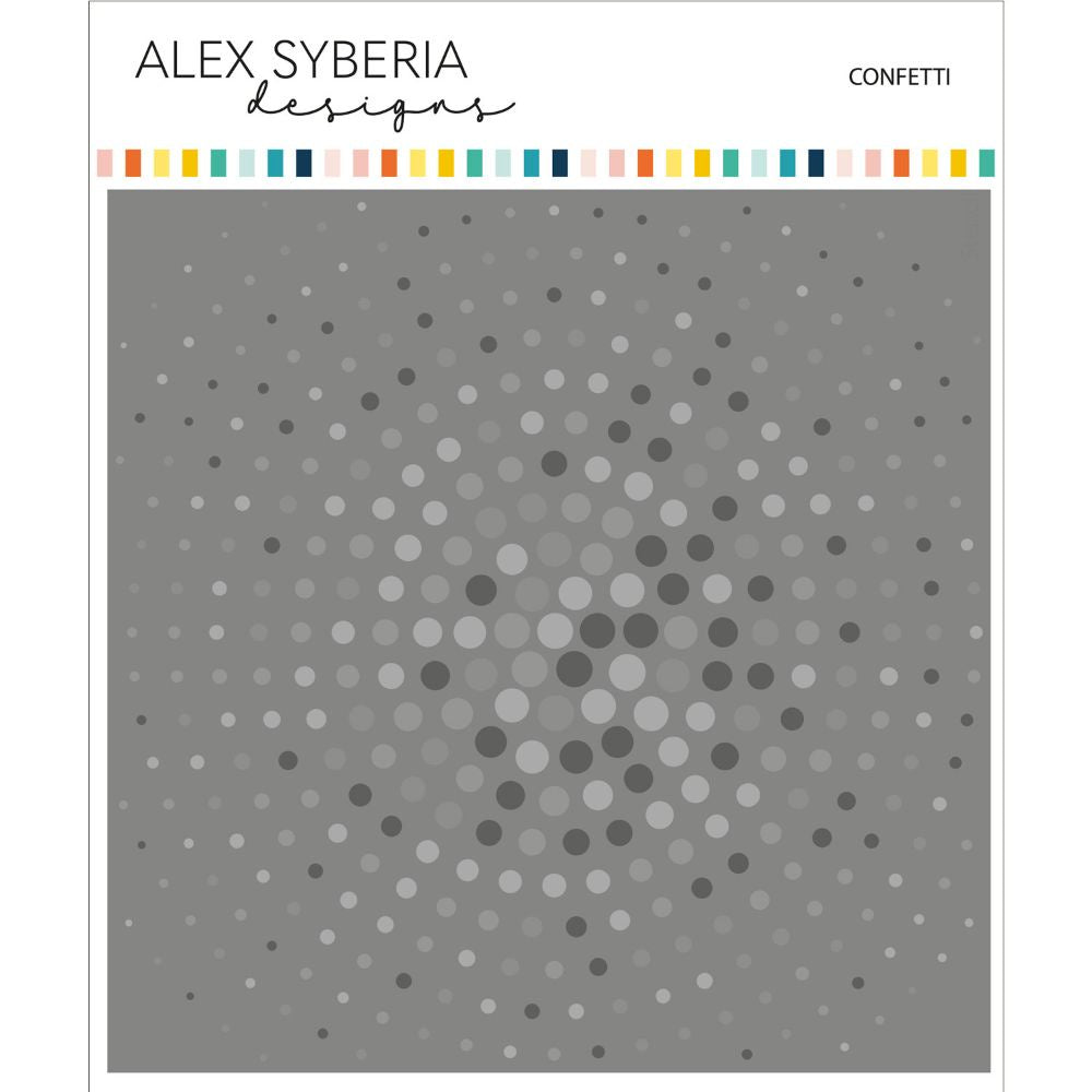 Alex Syberia Designs Confetti Stencil Set