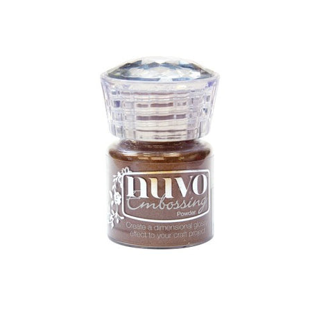 Nuvo Embossing Powder .74oz. Copper Blush - Auzz Trinklets N Krafts