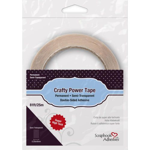 Scrapbook Adhesives Crafty Power Tape Refill .25"X81'