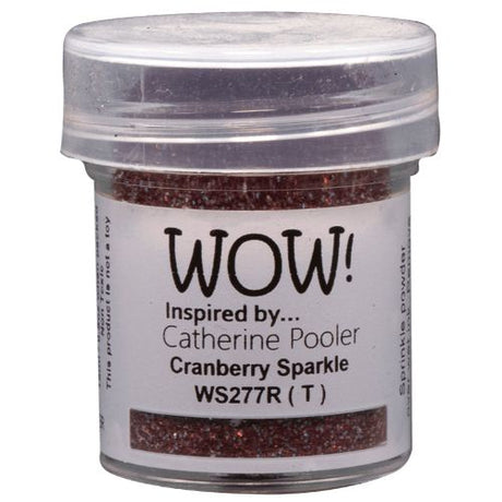 WOW! WS277 Cranberry Sparkle *Catherine Pooler* - Auzz Trinklets N Krafts