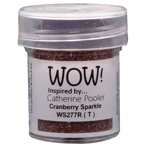 WOW! WS277 Cranberry Sparkle *Catherine Pooler* - Auzz Trinklets N Krafts