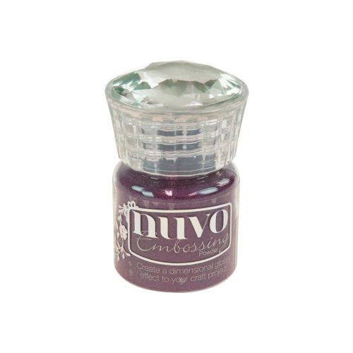 Nuvo Embossing Powder .74oz Crushed Mulberry