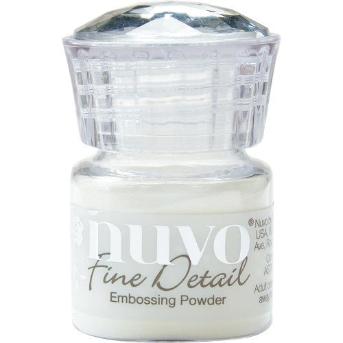 Nuvo Embossing Powder Fine Detail .68oz Crystal Clear