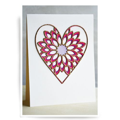 Birch Press Design dahlia heart layer set