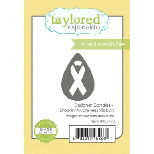 Taylored Expressions DESIGNER DANGLES - DROP IN AWARENESS RIBBON