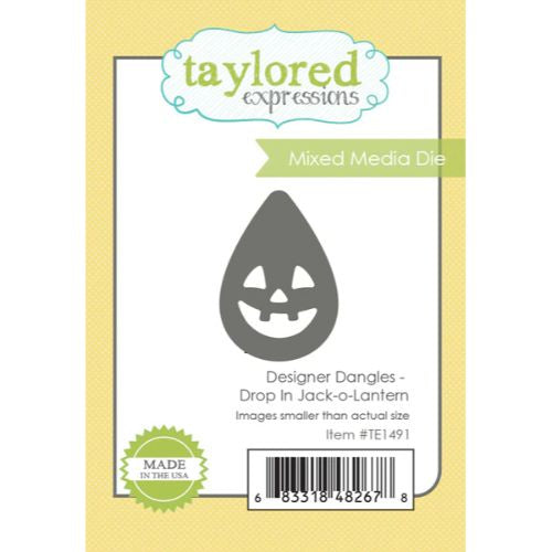 Taylored Expressions DESIGNER DANGLES - DROP IN JACK-O-LANTERN