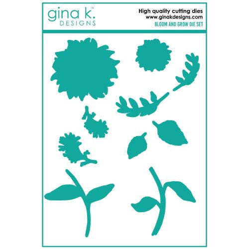 Gina K Designs DIE- BLOOM AND GROW  **RETIRED