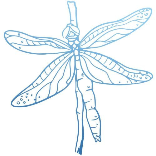 Couture Creations Sunburnt Country Mini Stamp Dragonfly 1.9"X1.9"