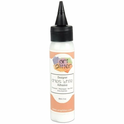 Art Institute Glitter Designer Dries White Adhesive Glue 2oz