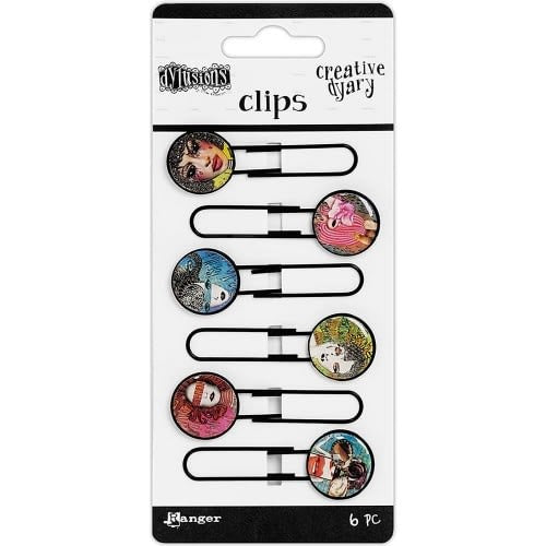 Dyan Reaveley's Dylisions Creative Dyary Clips Set 2