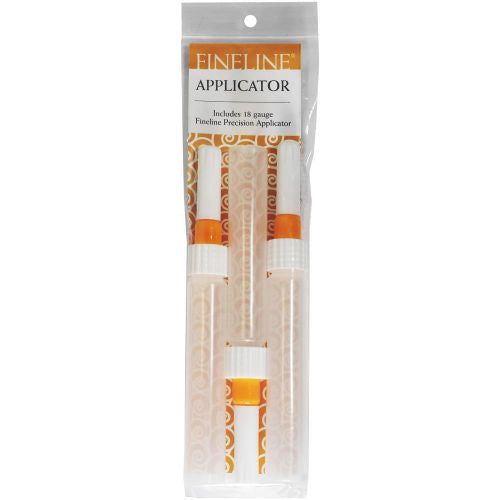 Fineline 18 Gauge Precision Applicators - Empty 3/Pkg 1oz