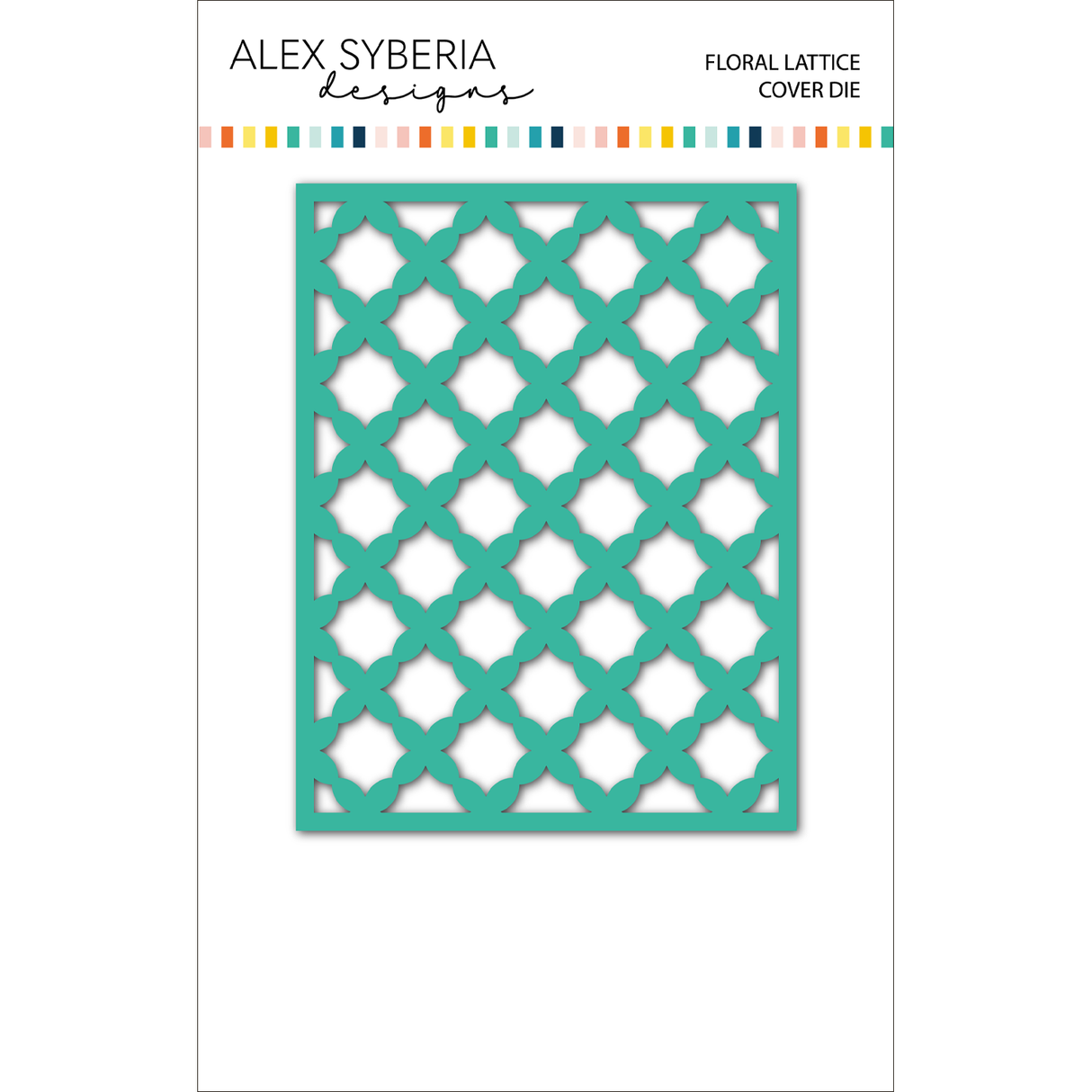 Alex Syberia Designs Floral Lattice Cover Die