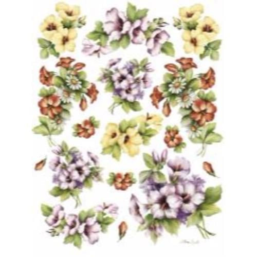 A3 Standard Paper Design for Sospeso Or Decoupage Collage Sheets Flower 7