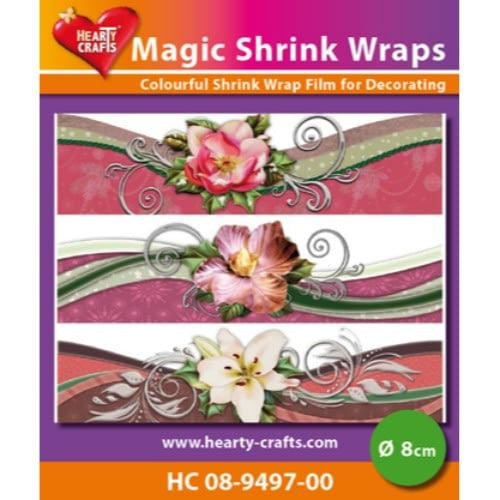 Hearty Crafts Magic Shrink Wraps, Flower Swing 8 cm