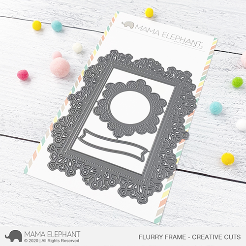 Mama Elephant FLURRY FRAME - CREATIVE CUTS