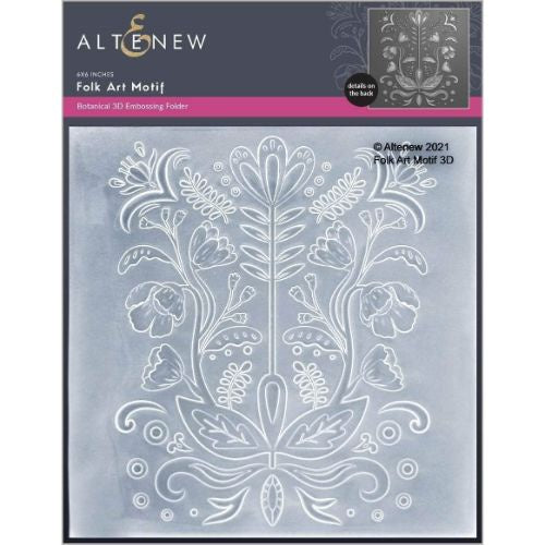 Altenew Folk Art Motif 3D Embossing Folder