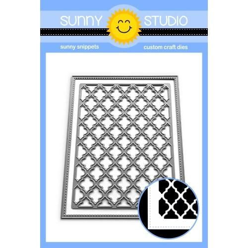 Sunny Studios FRILLY FRAMES QUATREFOIL DIES