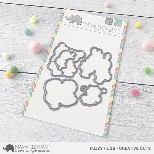 Mama Elephant FUZZY HUGS CREATIVE CUTS