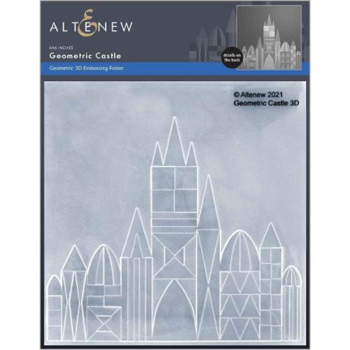 Altenew Geometric Castle 3D Embossing Folder