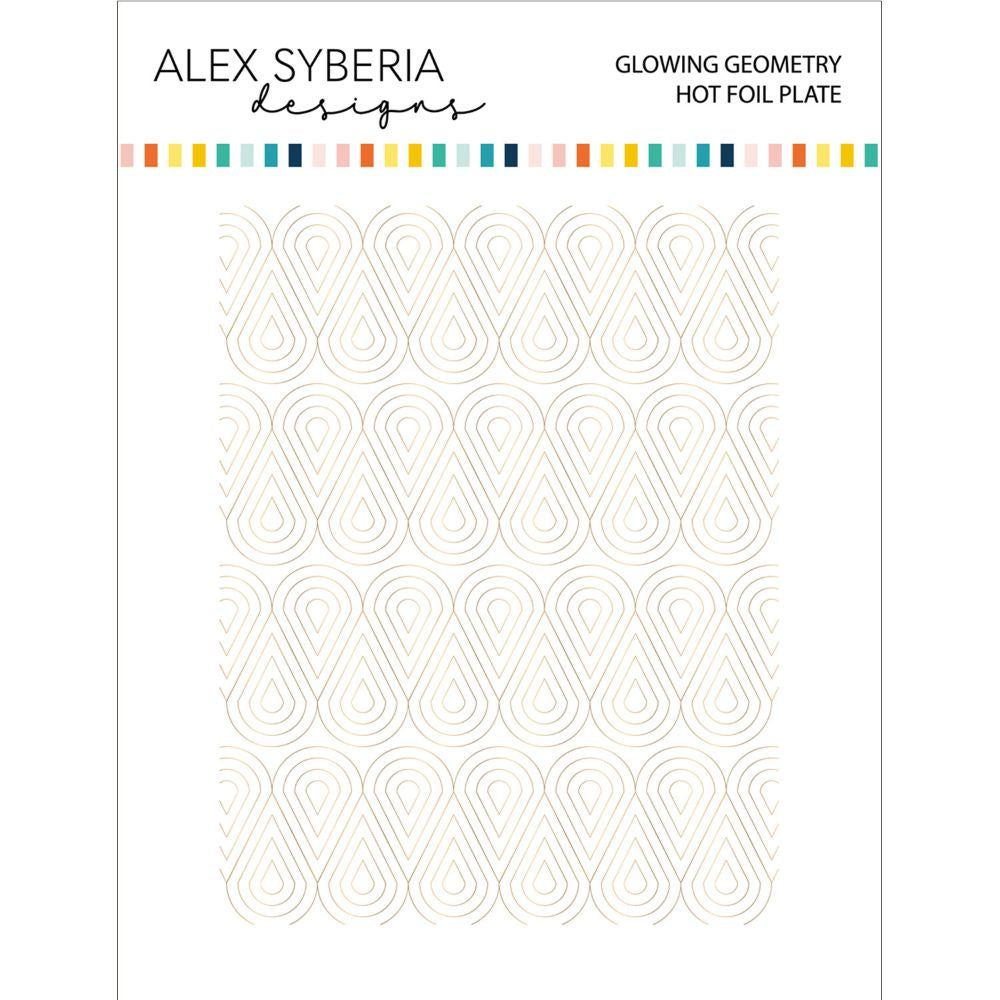 Alex Syberia Designs Glowing Geometry Hot Foil Plate