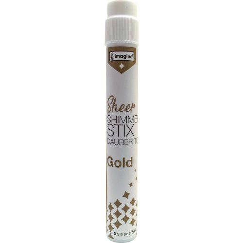 Imagine Sheer Shimmer Stix W/Dauber Top .5fl oz Gold