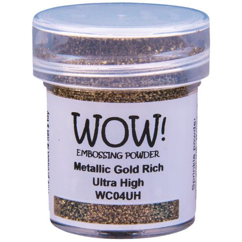 WOW! Embossing Powder Ultra High 15ml Metallic Gold Rich