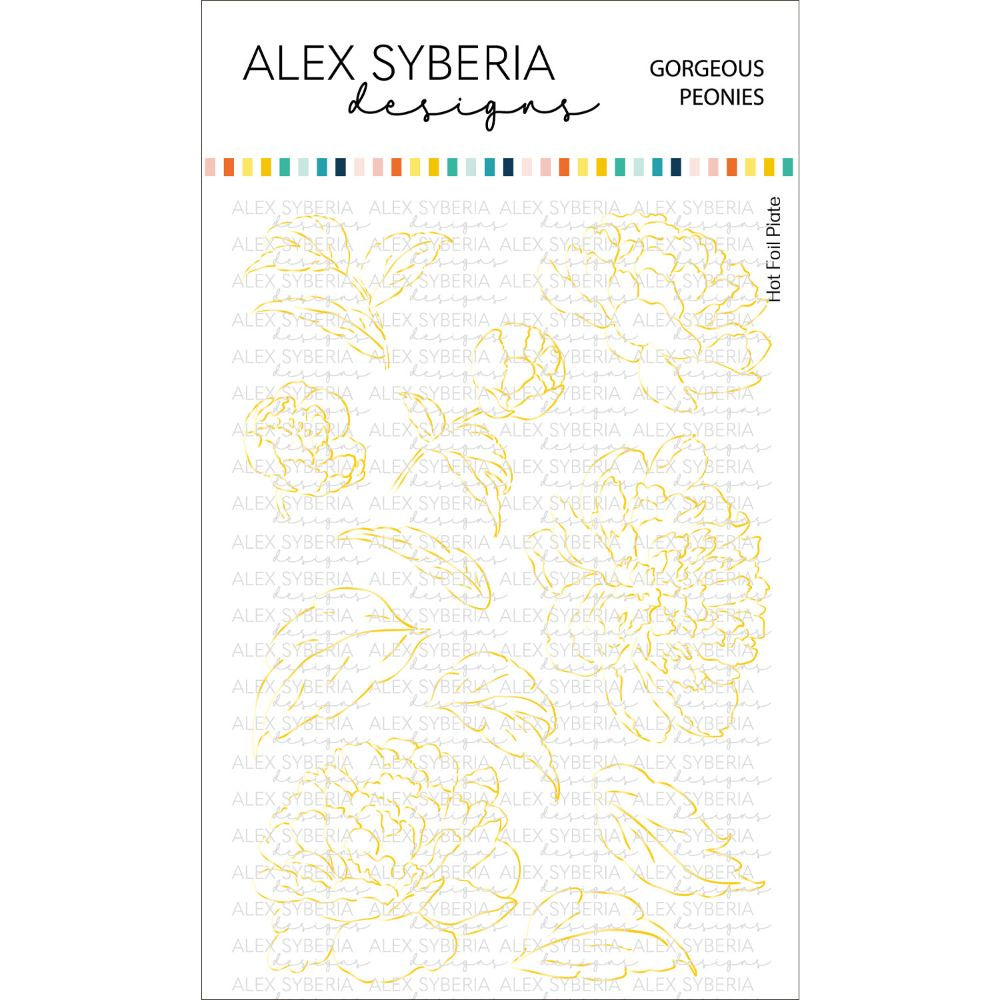 Alex Syberia Designs Gorgeous Peonies Hot Foil