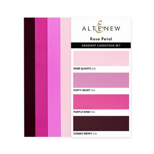 Altenew Gradient Cardstock Set - Rose Petal