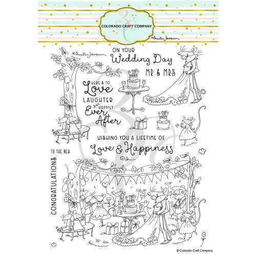 Colorado Craft Company Clear Stamps 6"X8" Happily Ever After-By Anita Jeram