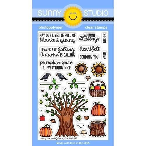 Sunny Studios Happy Harvest Stamps