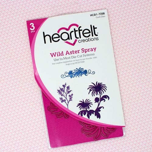 Heartfelt Creations Wild Aster Spray Die HCD1-7258