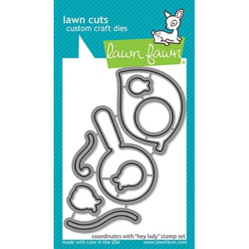 LAWN FAWN  hey lady  - lawn cuts