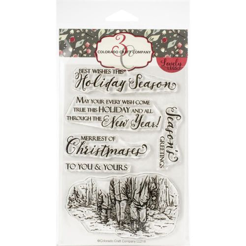 Colorado Craft Company Clear Stamps 4"X6" Holiday Tree-Lovely Legs