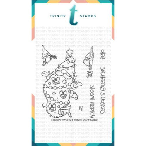 Trinity Stamps 4x4 Holiday Tweets Stamp Set