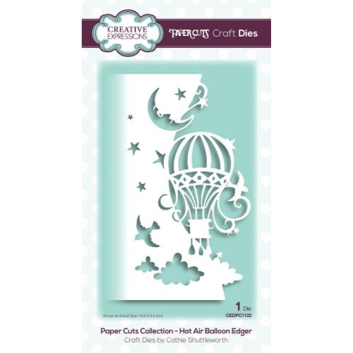 Creative Expressions - Paper Cuts Collection - Craft Die - Hot Air Balloon Edger