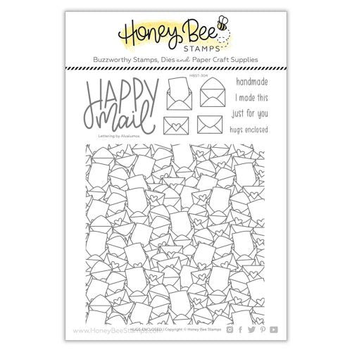 HoneyBee Hugs Enclosed | 6x8 Stamp Set