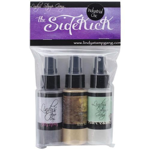 Lindy's Stamp Gang Sidekick Sprays 2oz Bottles 3/Pkg Industrial Chic